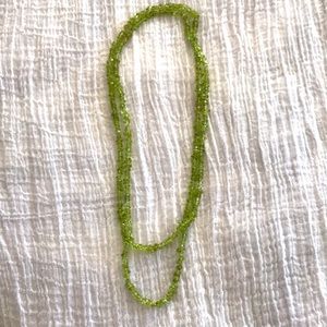 Genuine peridot necklace